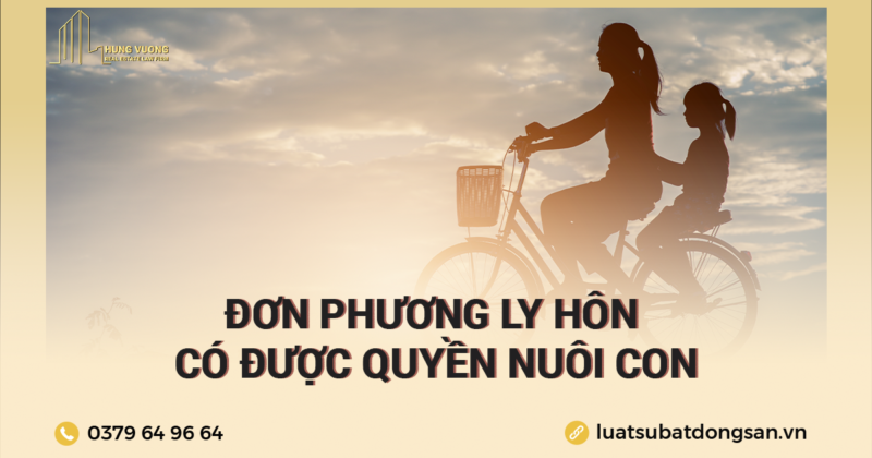 Đơn phương ly hôn thì ai được quyền nuôi con, Khi nào được quyền đơn phương ly hôn, Ly hôn đơn phương là như thế nào, Làm sao để giành quyền nuôi con sau khi ly hôn,