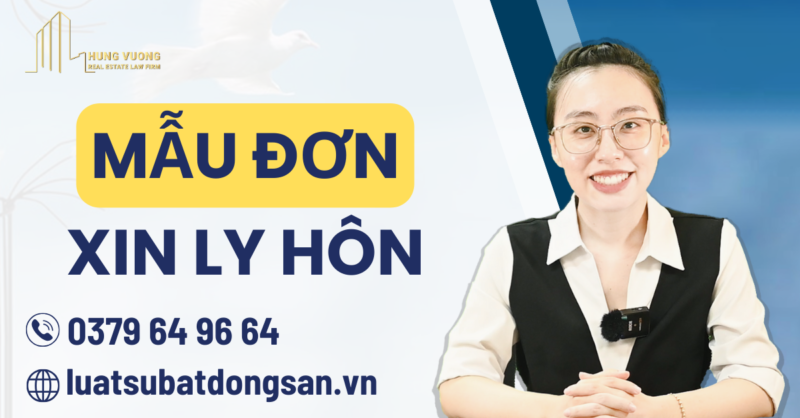 Mẫu đơn xin ly hôn